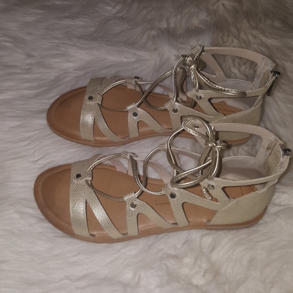 Gladiator lace-up sandals. GUC - Picture 3 of 8